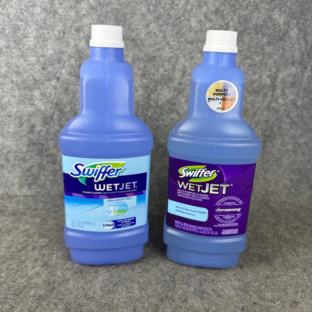 Swiffer WetJet Multi-Purpose Floor Cleaner Refill 42.2oz Open Window Fresh 2pk